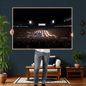 Oklahoma Memorial Stadium Wall Art Canvas Print – Oklahoma