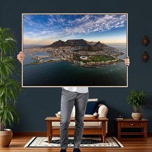 Cape Town Wall Art Canvas Print – Table Mountain Coastal
