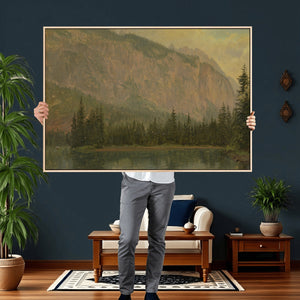 Frederic Edwin Church Hintersee Canvas Print, Hudson River