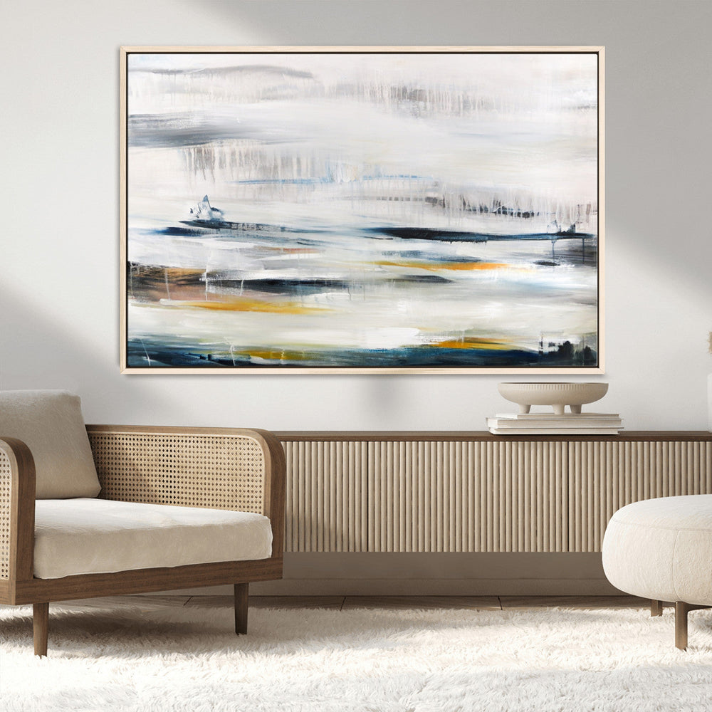 Soft Color Abstract Canvas Print