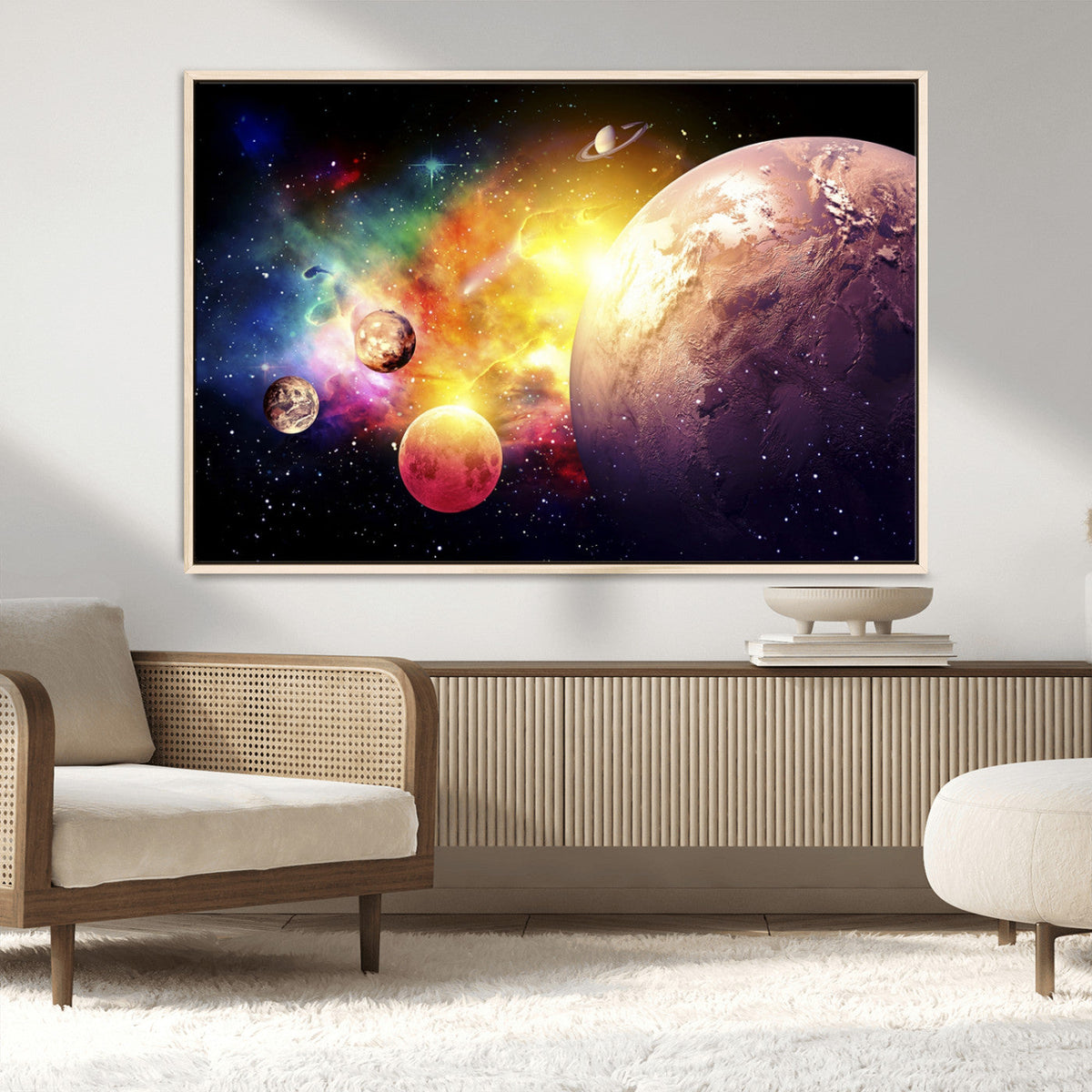 Space and Galaxy Canvas Print