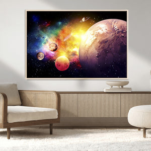 Space and Galaxy Canvas Print