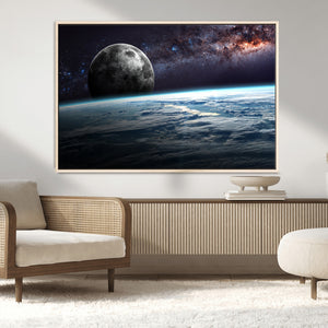 Space and Planet Canvas Print