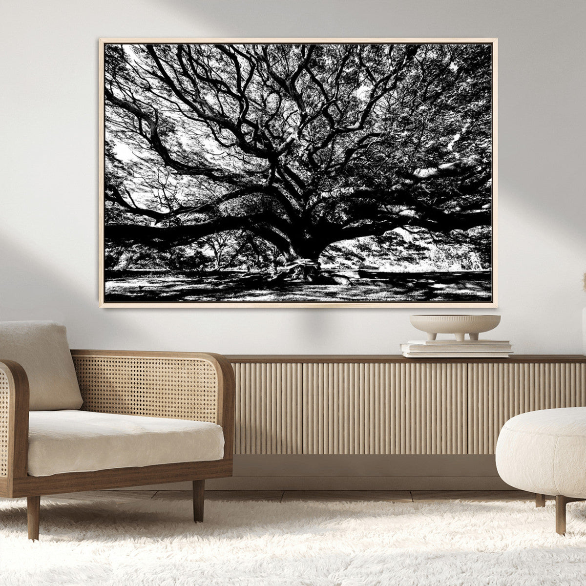 Mighty Angel Oak Wall Art | Angel Oak Tree Art Print