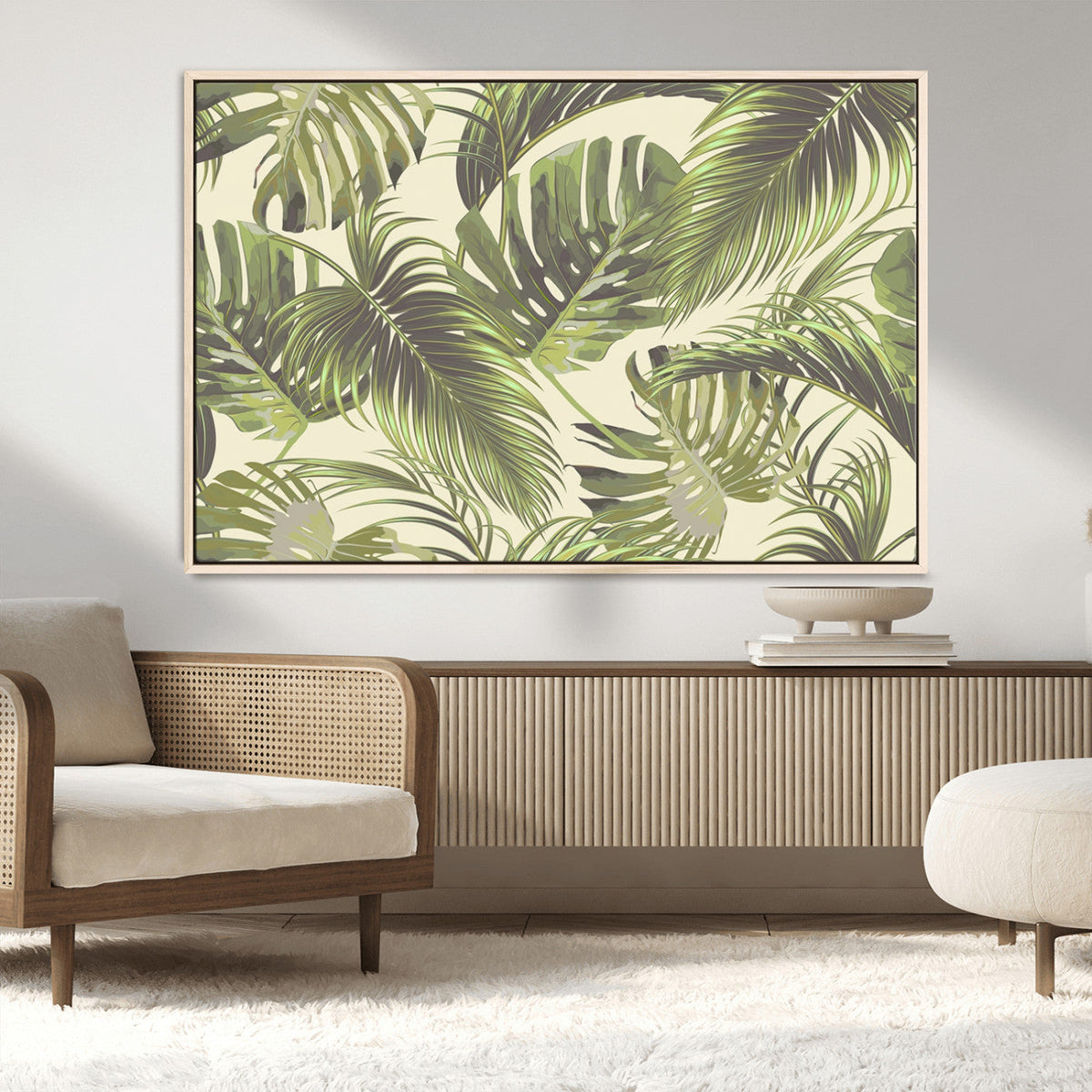 Palm Leaves Canvas Print
