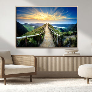 Mountain Landscape Wall Art Canvas Print