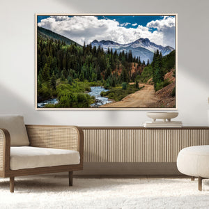 San Juan Nal Forest Wall Art Landscape Canvas Print