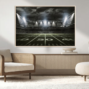 American Football Stadium Wall Art Canvas Print, Stadium