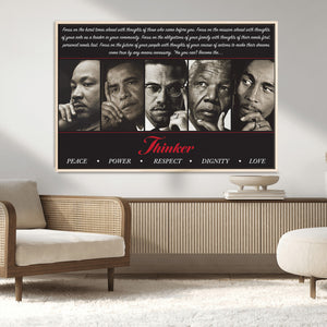 Thinkers of Wall Art Canvas Print - Inspirational Wall Art