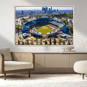 Los Angeles Dodgers Dodger Stadium Wall Art Canvas Print -