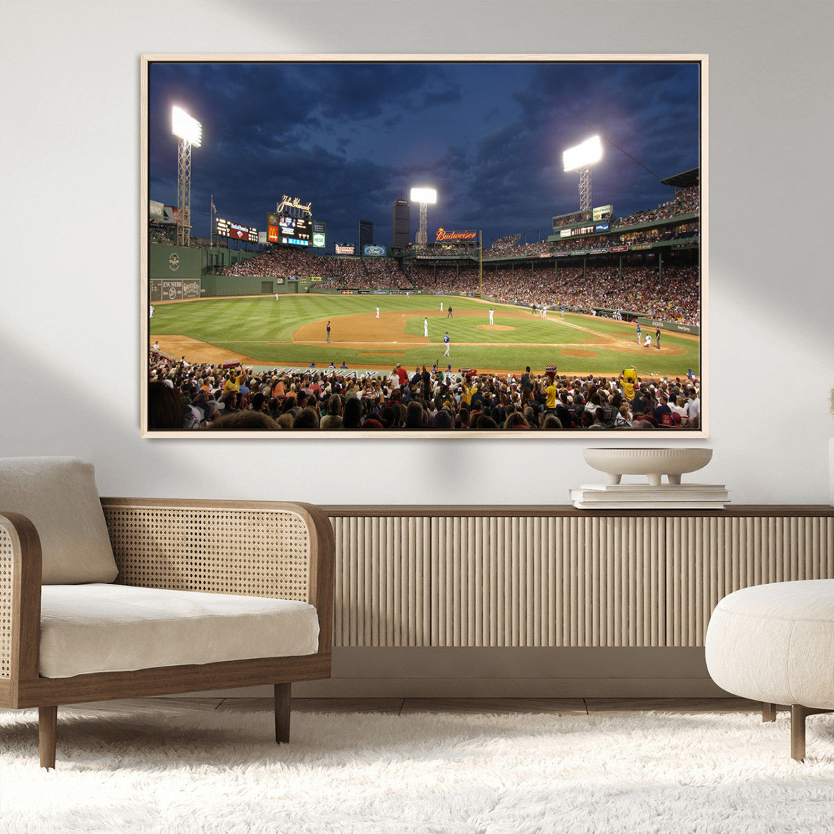 Boston Red Sox Baseball Team Print Canvas - Massachusetts