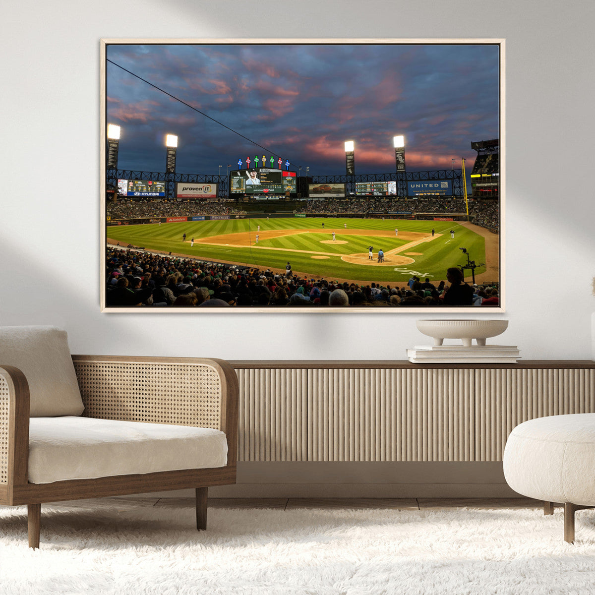 Chicago White Sox Baseball Team Print Canvas- Guaranteed