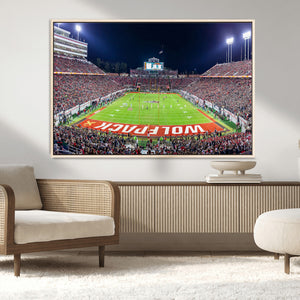 NC State Wolfpack Canvas Print - Raleigh Carter-Finley
