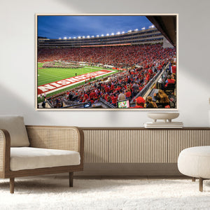 Wisconsin Badgers Football Team Print - Madison Camp Randall
