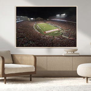 Wisconsin Badgers Football Team Print - Madison Camp Randall