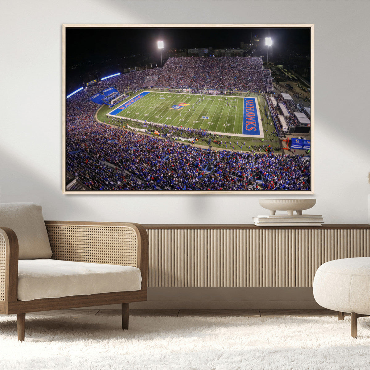 University of Kansas Jayhawks Football Team Print - Lawrence