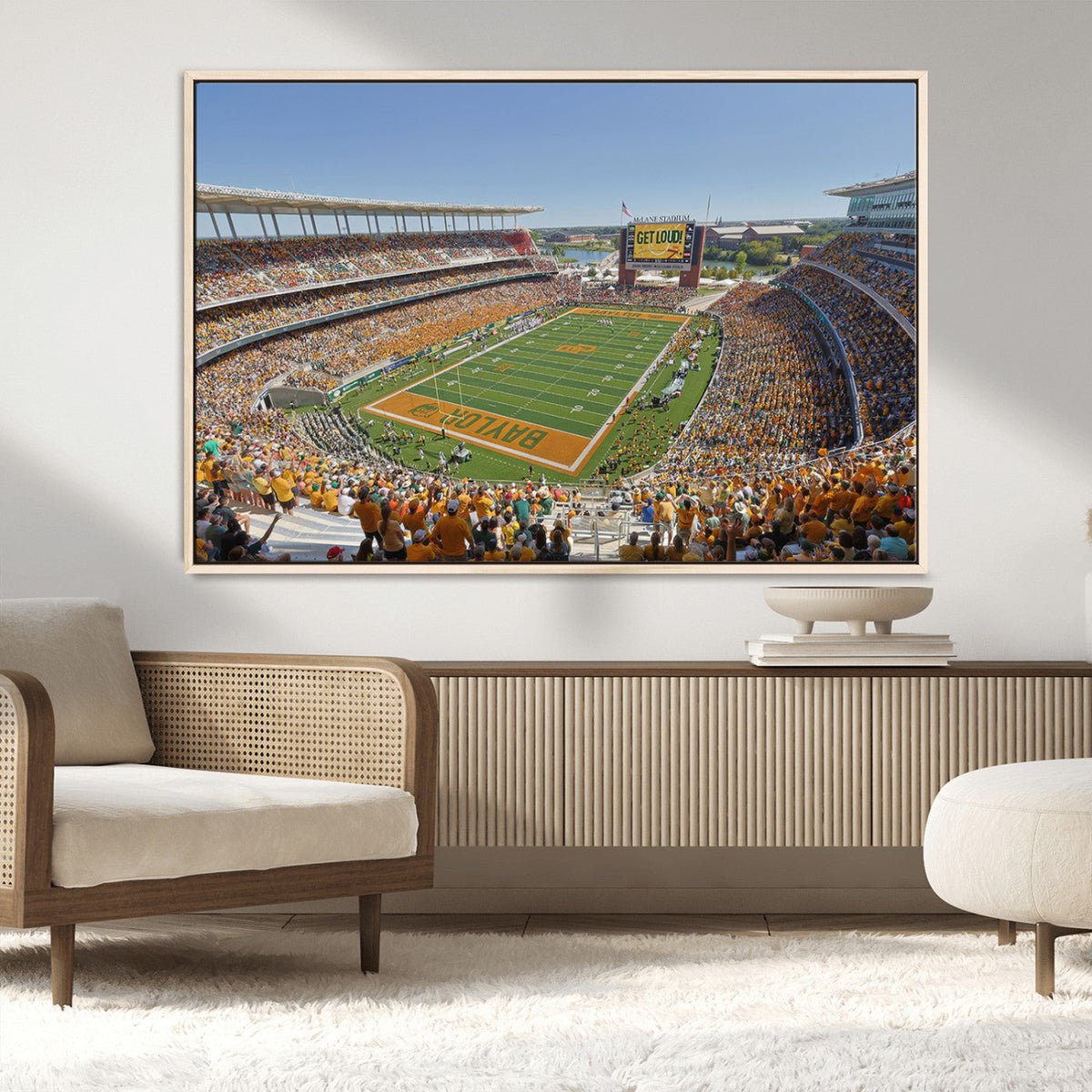 Baylor University Bears Football Team Print - Waco McLane