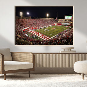 Indiana University Hoosiers Football Team Print Canvas -