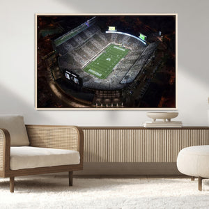 Michigan State Spartans Football Team Print - East Lansing