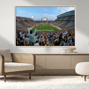 Michigan State Spartans Football Team Art Print - East