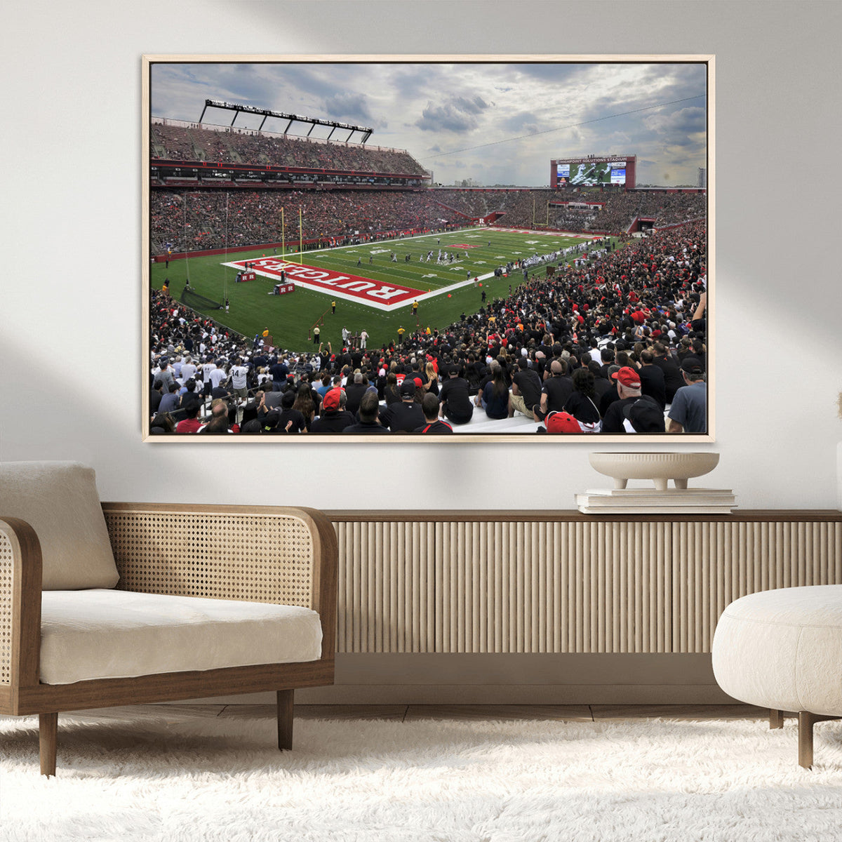 Rutgers Scarlet Knights Football Team Print - SHI Stadium,