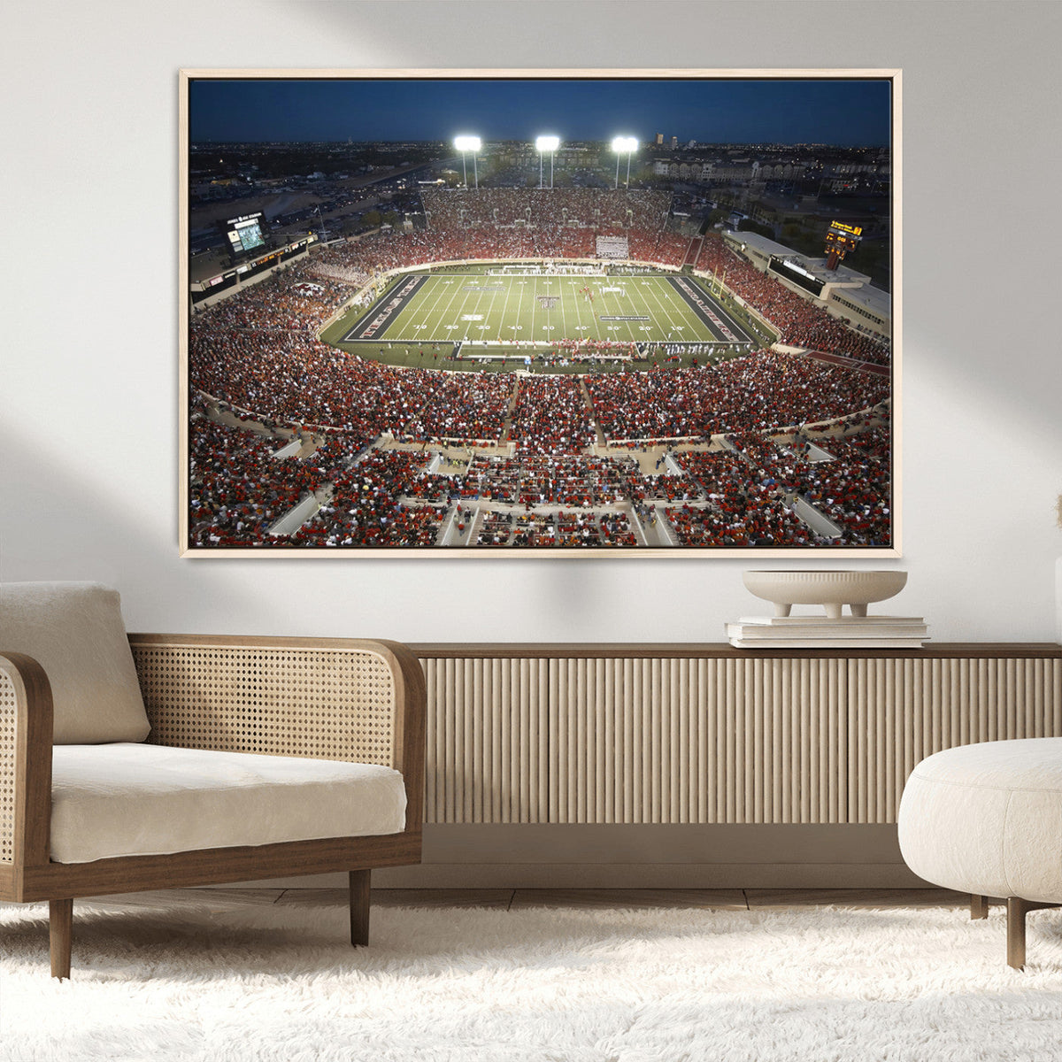 Texas Tech Red Raiders Football Team Print - Lubbock Jones