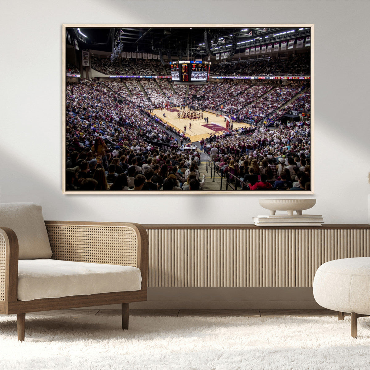 University of Nebraska Cornhuskers Basketball Team Print -