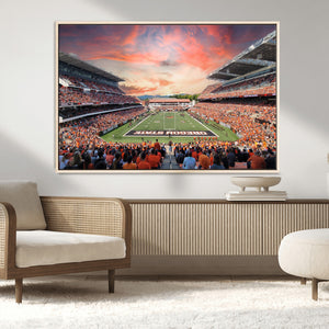 Oregon State Beavers Football Team Print - Corvallis Reser