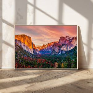 Yosemite Nal Park Wall Art Landscape Canvas Print El Capitan