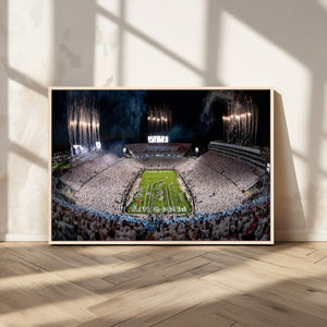 Penn Stadium Football Wall Art Canvas Print, Pennsylvania
