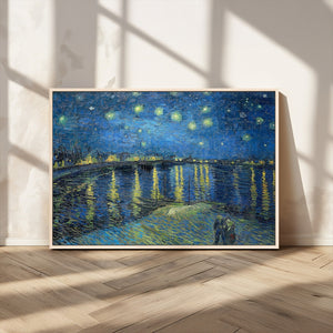 Vincent van Gogh Starry Night over the Rhone Abstract Wall