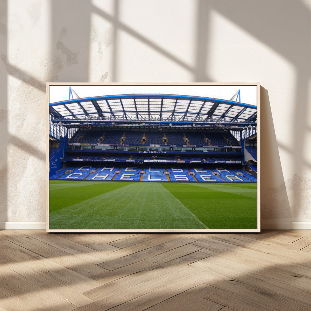 Chelsea FC Soccer Team Print - Stamford Bridge Stadium Wall