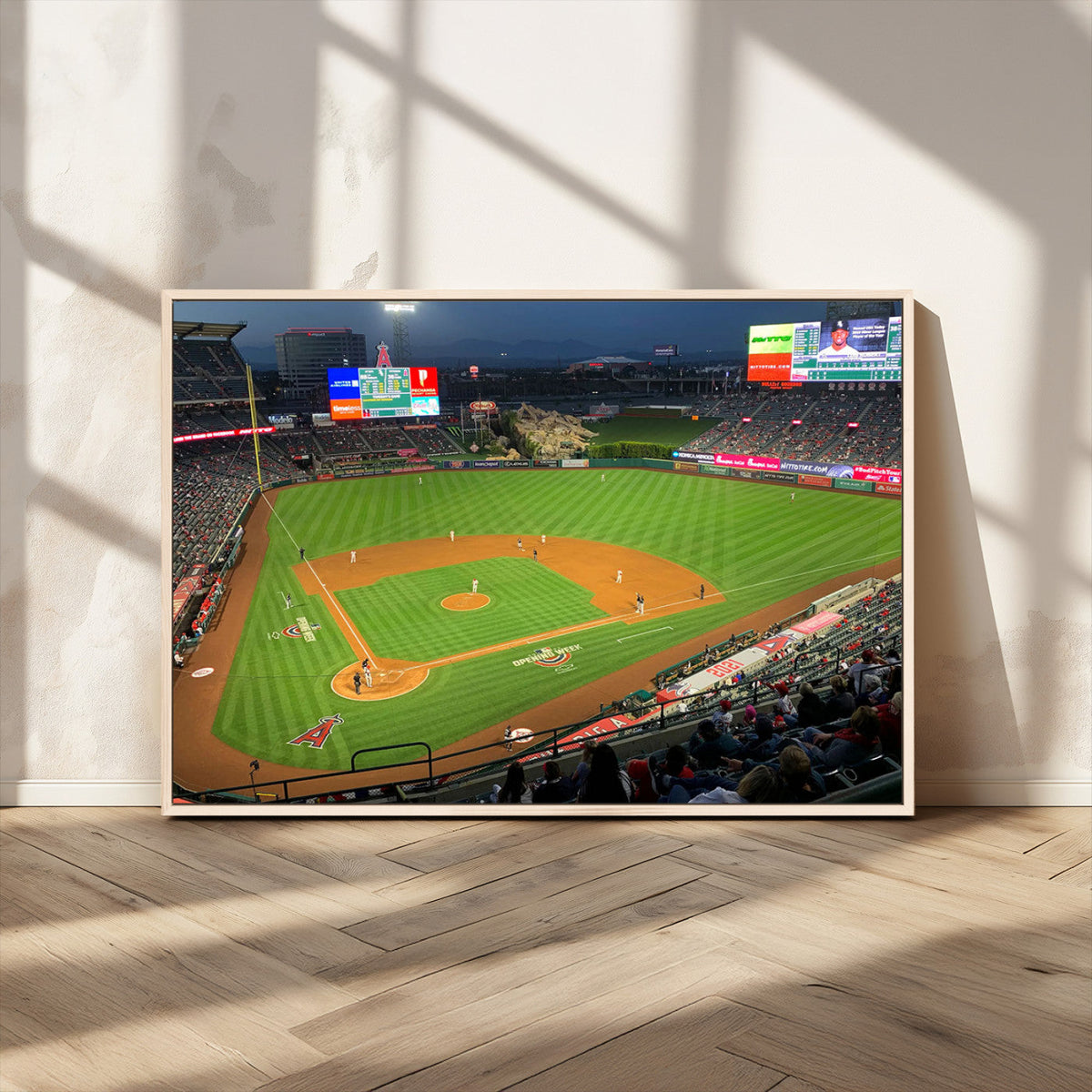 Angel Stadium Aerial Canvas Print – Los Angeles Angels