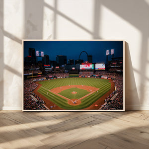 St. Louis Cardinals Baseball Team Print - Busch Stadium Wall