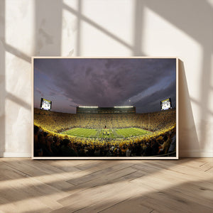 Michigan Wolverines Print - Michigan Stadium Wall Art Canvas
