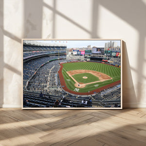 New York Yankees Baseball Team Print - Yankee Stadium Wall
