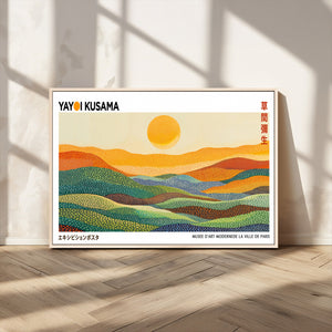 Framed Yayoi Kusama 1986 Wall Art Print – Japanese Wall Art