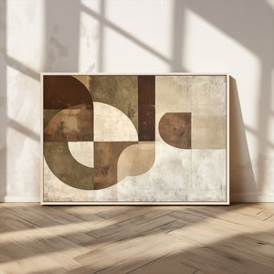 Wabi Sabi Geometric Wall Art | Abstract Modern Minimalist