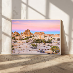 Vibrant Sunset Sky Wall Art Canvas Print – Framed Joshua