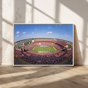 William Brice Stadium Wall Art Canvas Print – Stadium Crowd