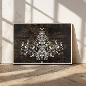 Rustic Chandelier Canvas Print