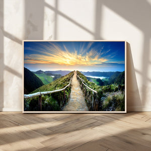 Mountain Landscape Wall Art Canvas Print