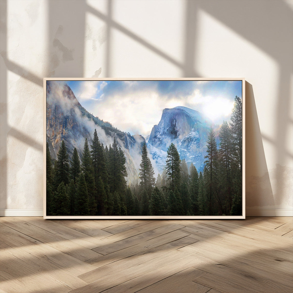 Half Dome Yosemite Calinia Wall Art Canvas Print El Capitan