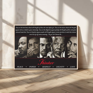 Thinkers of Wall Art Canvas Print - Inspirational Wall Art