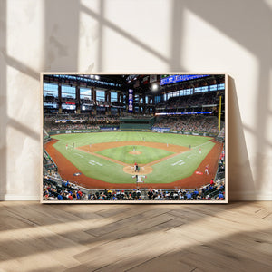 Texas Rangers Baseball Team Print - Arlington Globe Life