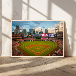 St. Louis Cardinals Baseball Team Print - Busch Stadium Wall