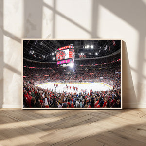 Amerant Bank Arena Wall Art Canvas Print - Basketball Arena