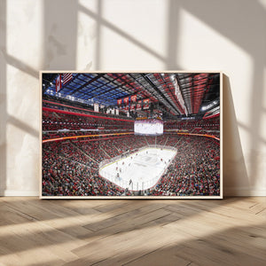 Barton Malow Little Caesars Arena Detroit Wall Art Canvas