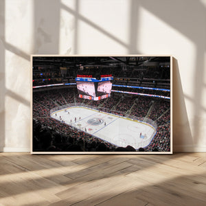 Rogers Place Edmonton Oilers Ice Hockey Stadium Wall Art,