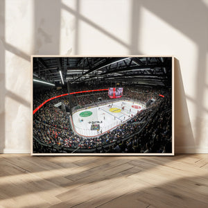 Vaudoise Lausanne Ice Hockey Arena Stadium Wall Art Canvas,